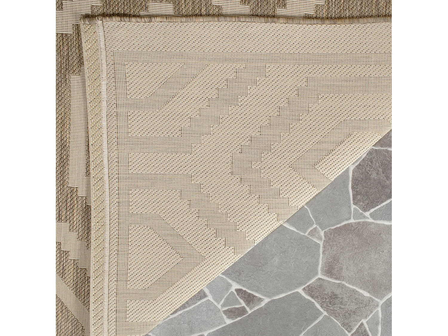 Tapis Marron/Neutre 122 X 170 cm - Zariah