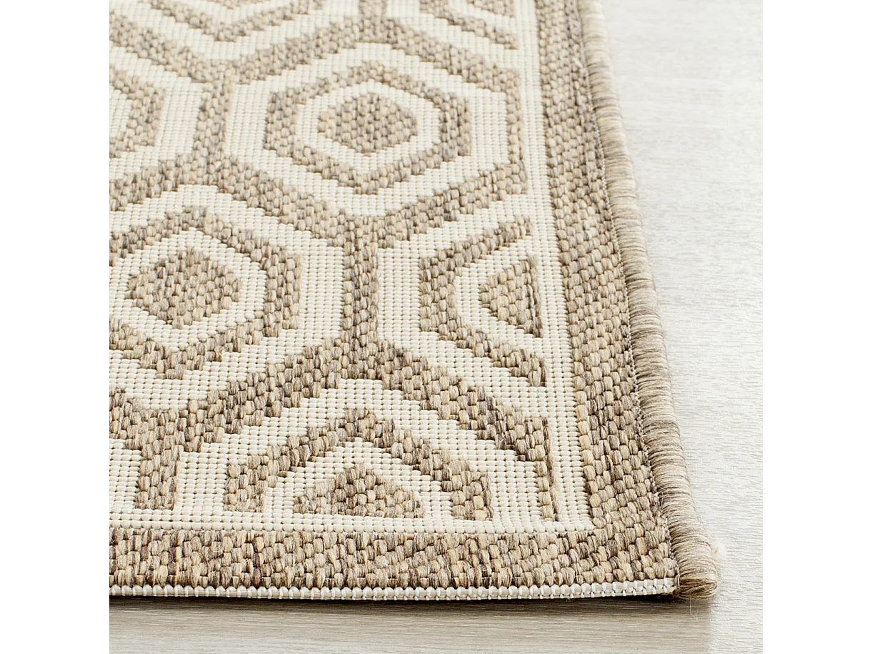 Tapis Marron/Neutre 122 X 170 cm - Zariah