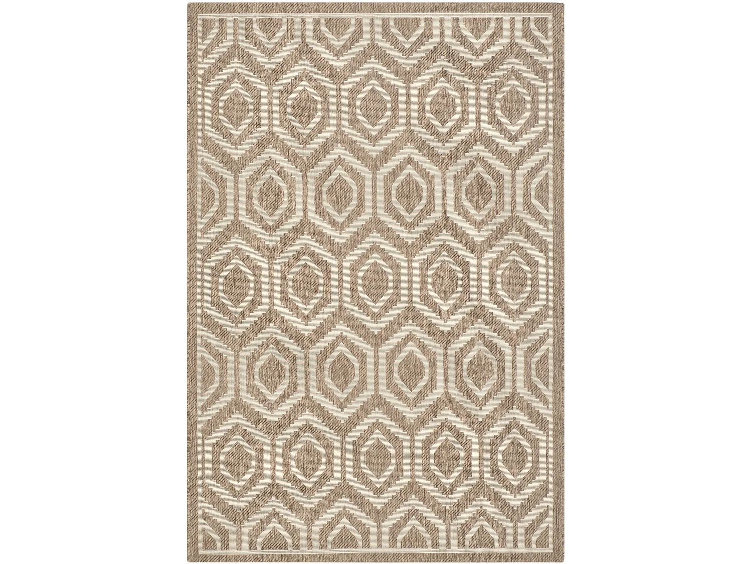Tapis Marron/Neutre 122 X 170 cm - Zariah