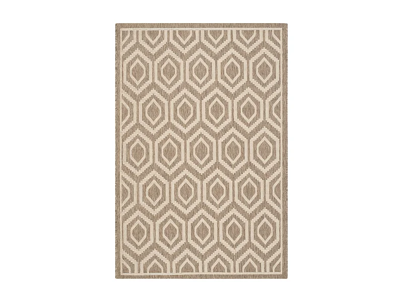 Tapis Marron/Neutre 122 X 170 cm - Zariah