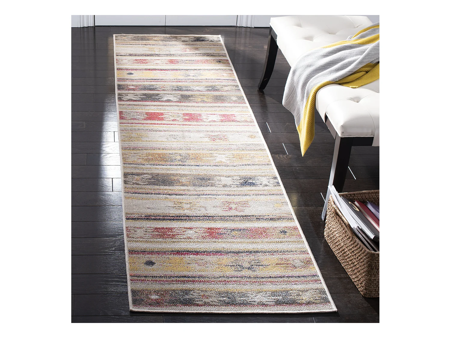 Tapis Neutre/Multicolore 69 X 244 cm - Lexine