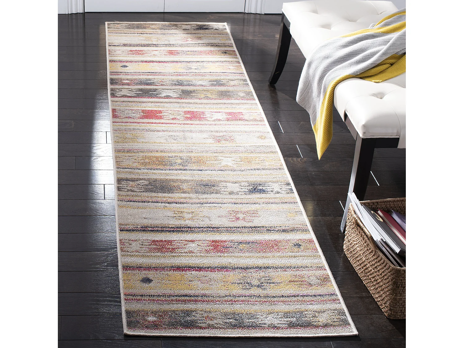 Tapis Neutre/Multicolore 69 X 244 cm - Lexine