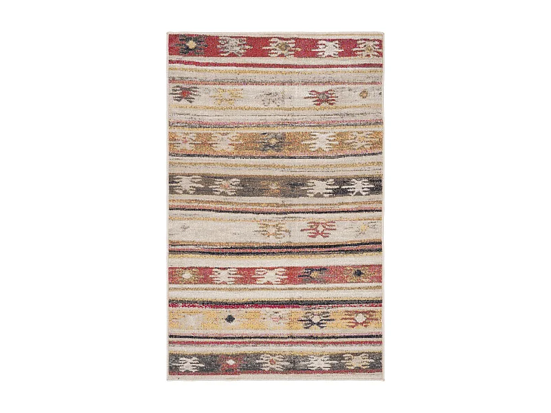 Tapis Neutre/Multicolore 122 X 183 cm - Lexine