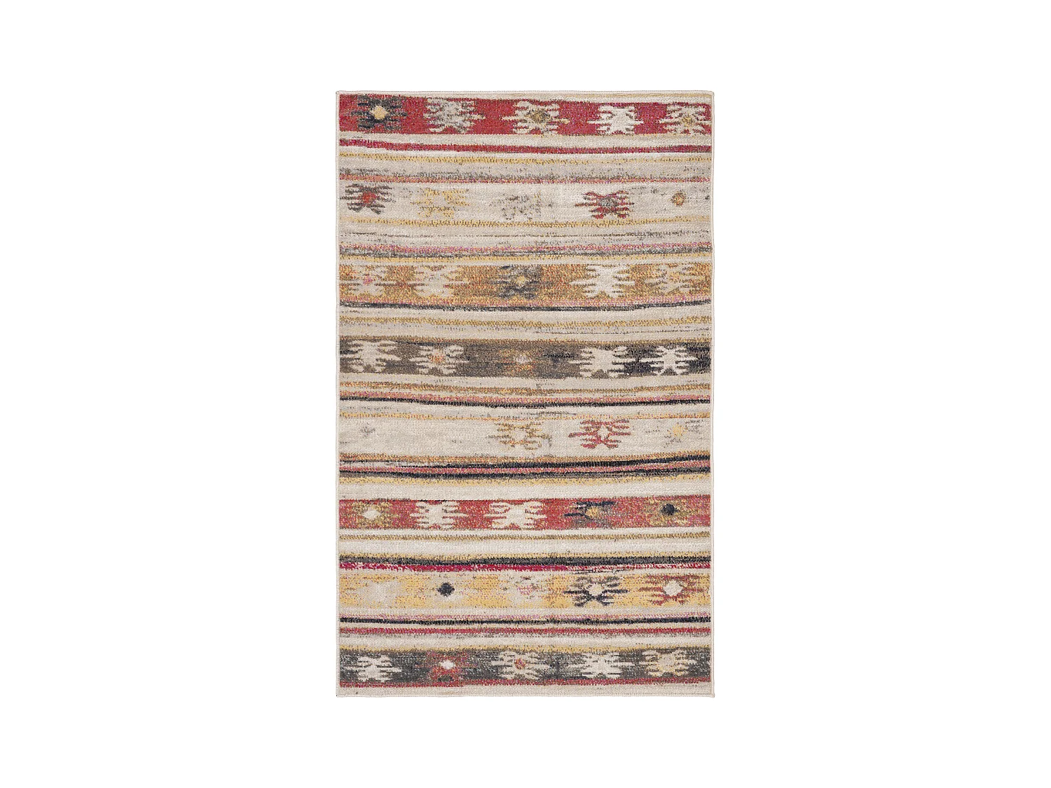 Tapis Neutre/Multicolore 122 X 183 cm - Lexine