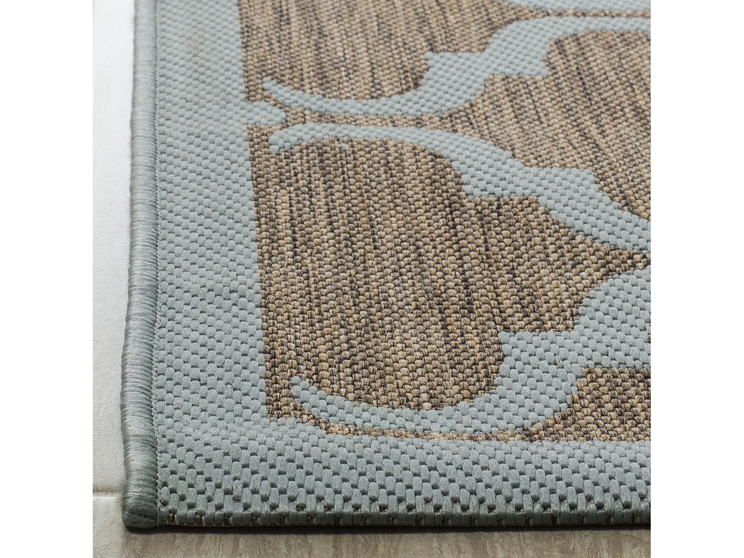 Tapis Marron/Bleu 201 X 290 cm - Lugano