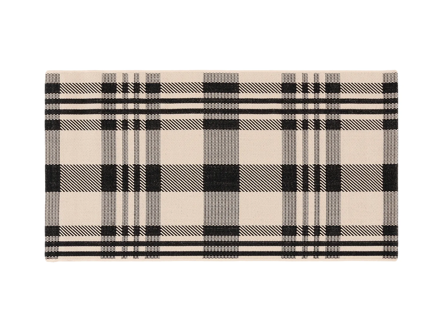 Tapis Noir/Neutre 122 X 170 cm - Mendez