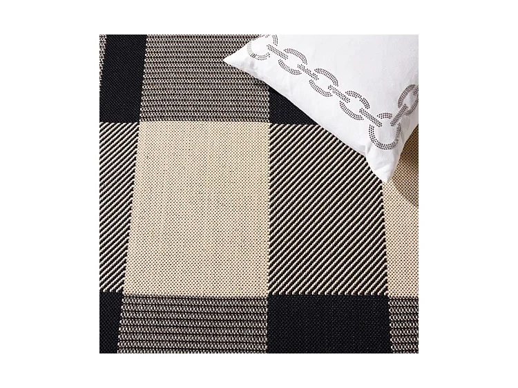 Tapis Noir/Neutre 122 X 170 cm - Mendez