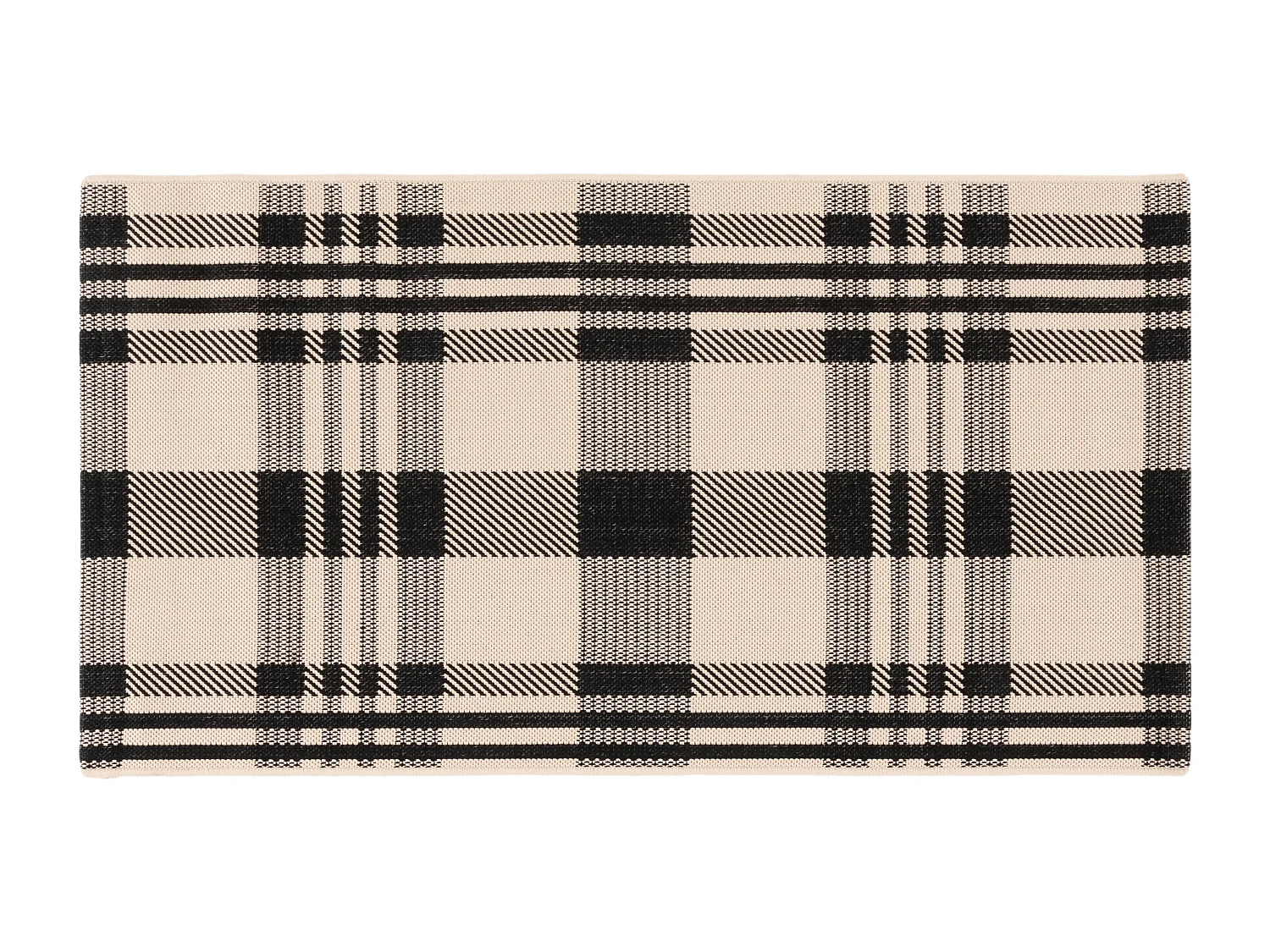 Tapis Noir/Neutre 122 X 170 cm - Mendez