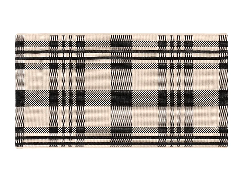 Tapis Noir/Neutre 122 X 170 cm - Mendez