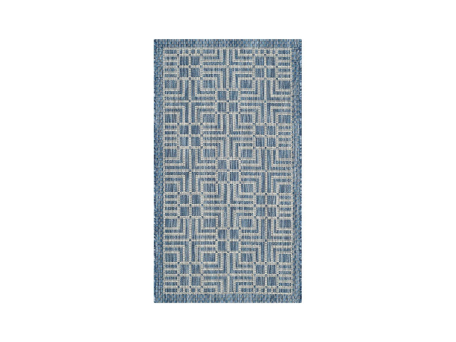 Tapis Bleu Marine/Gris 61 X 109 cm - Nantucket