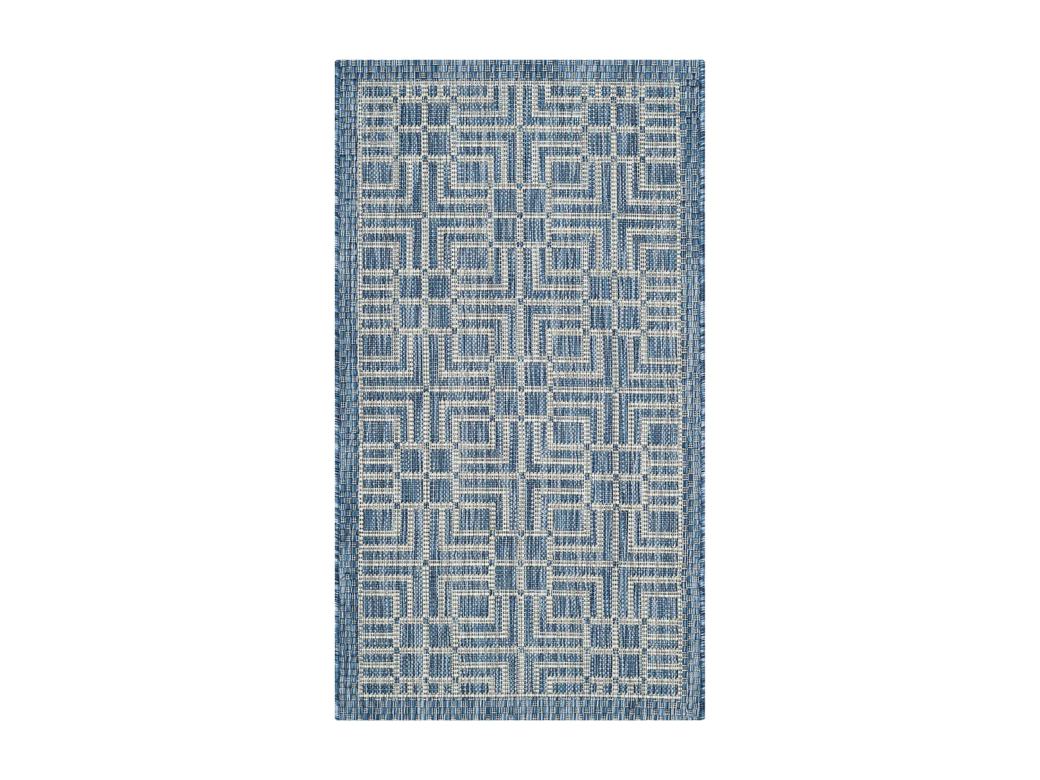 Tapis Bleu Marine/Gris 61 X 109 cm - Nantucket