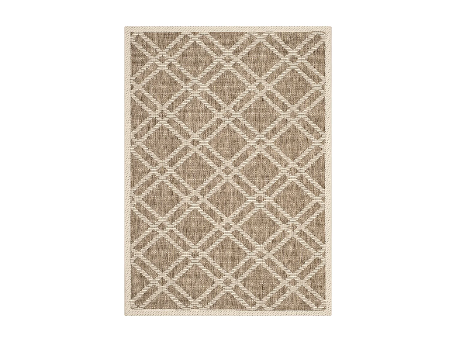 Tapis Marron/Neutre 122 X 170 cm - Thalia