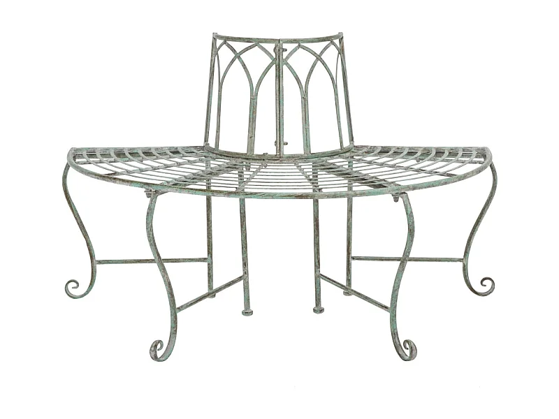 Banc Vert foncé antique  60 x 125 x 80 cm - Abia