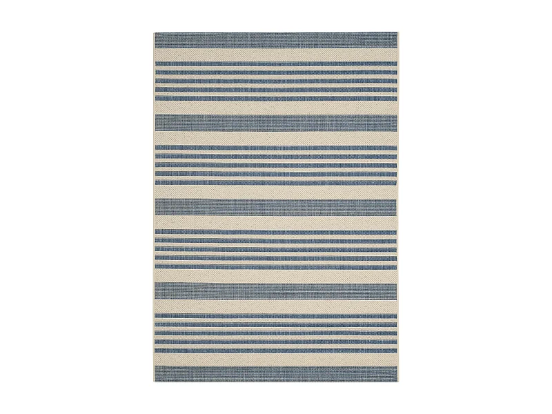 Tapis Neutre/Bleu 79 X 152 cm - Gemma