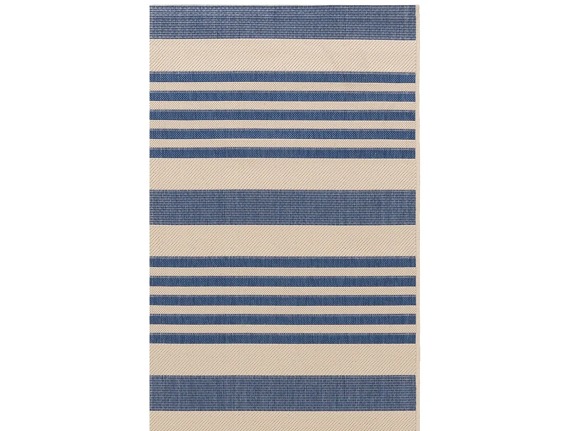 Tapis Neutre/Bleu 79 X 152 cm - Gemma