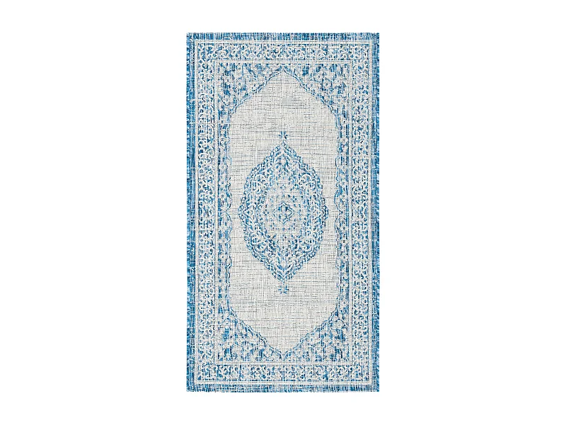 Tapis Gris/Bleu 79 X 152 cm - Amira