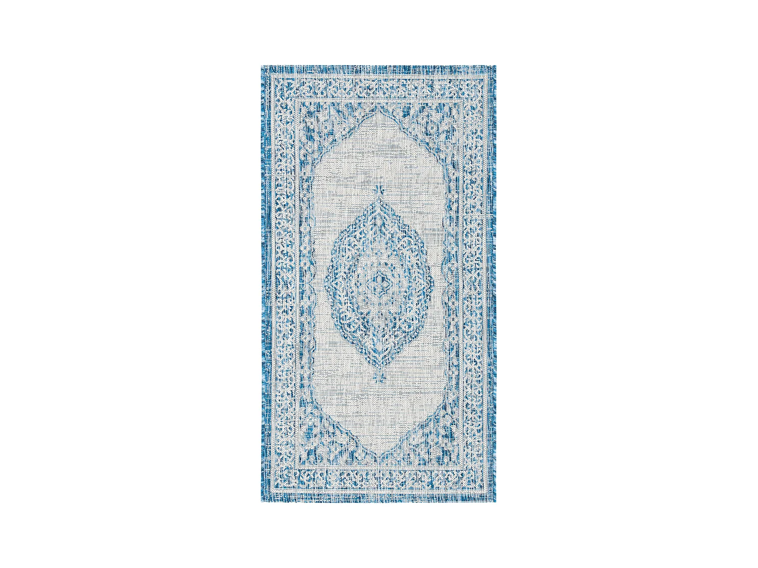 Tapis Gris/Bleu 79 X 152 cm - Amira