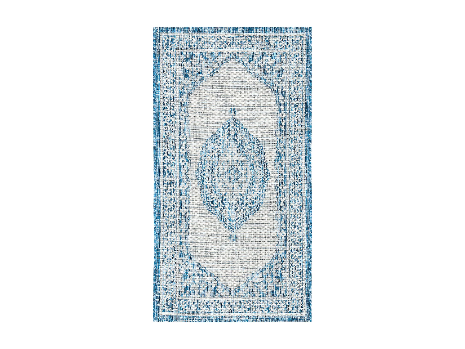 Tapis Gris/Bleu 79 X 152 cm - Amira