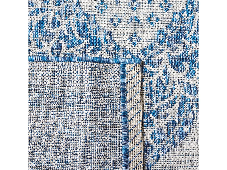 Tapis Gris/Bleu 79 X 152 cm - Amira