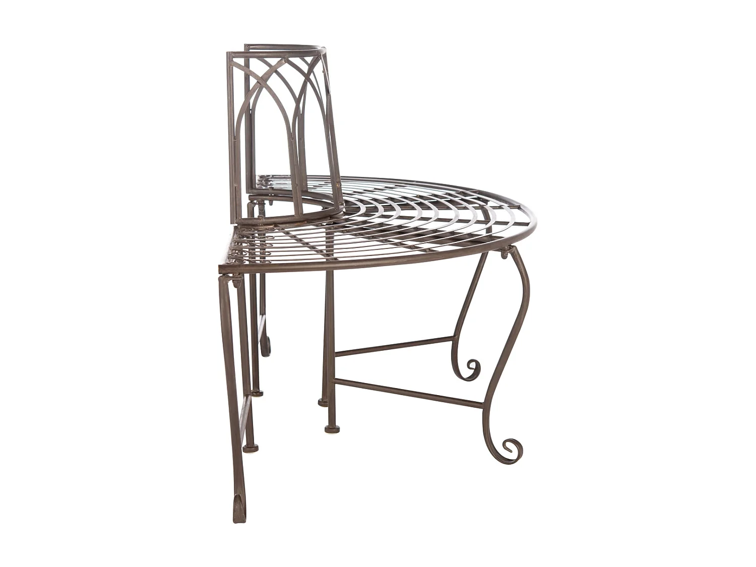 Banc Brun Rustique 60 x 130 x 200 cm - Abia