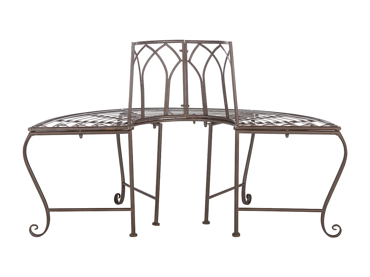 Banc Brun Rustique 60 x 130 x 200 cm - Abia