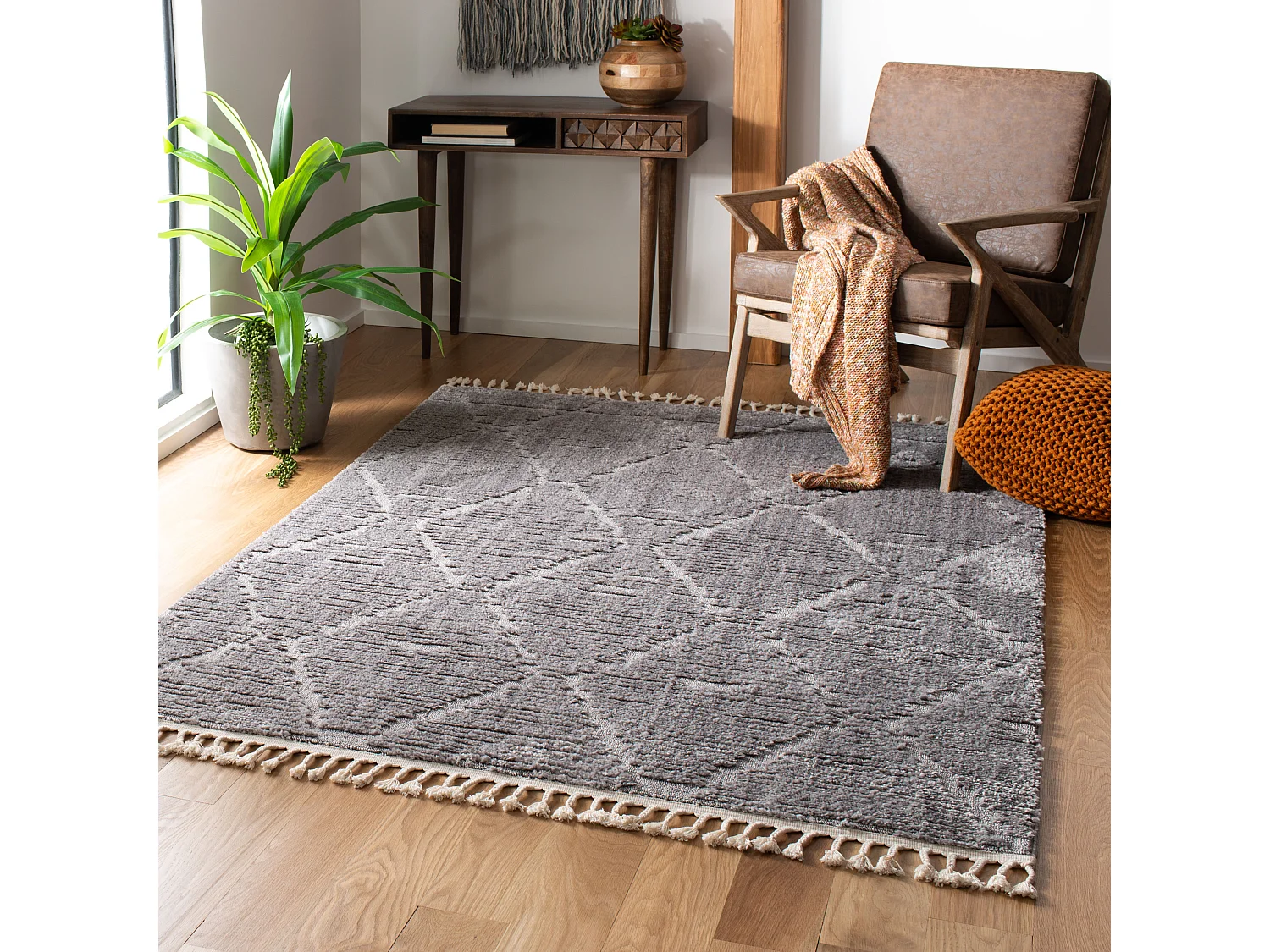 Tapis Gris 122 X 183 cm - Kendall