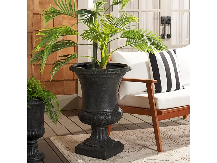 Jardinière Noir 60 x 60 x 80 cm - Paven