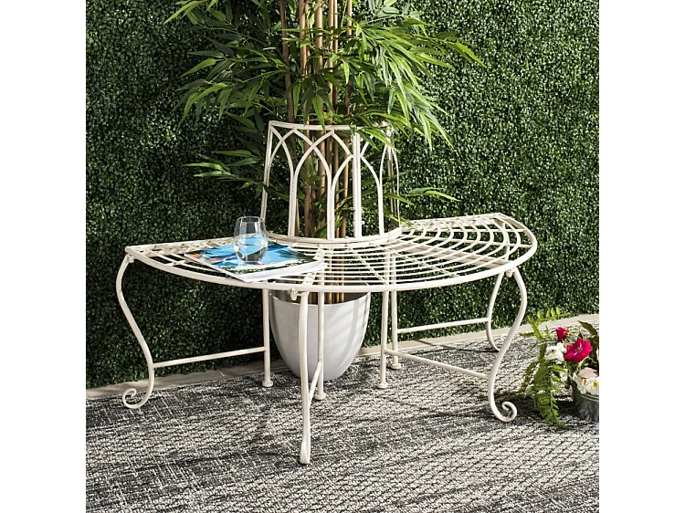 Banc Déchiré/Blanc 60 x 125 x 80 cm - Abia