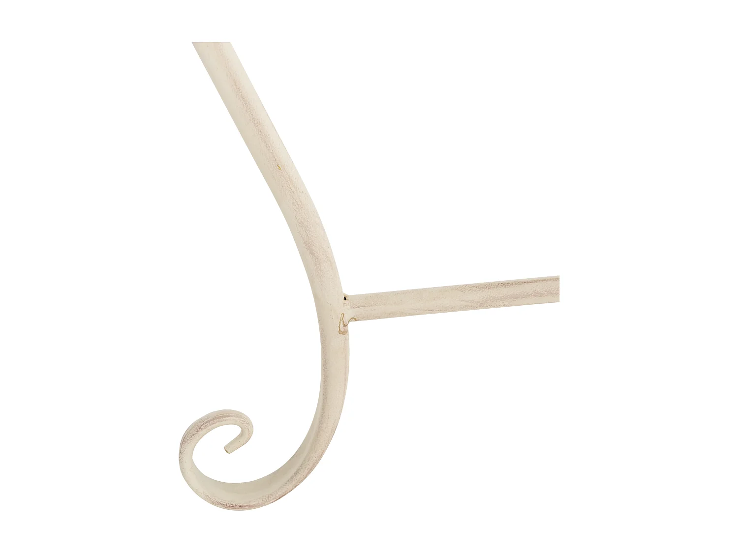 Banc Déchiré/Blanc 60 x 125 x 80 cm - Abia