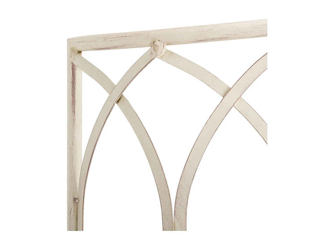 Banc Déchiré/Blanc 60 x 125 x 80 cm - Abia