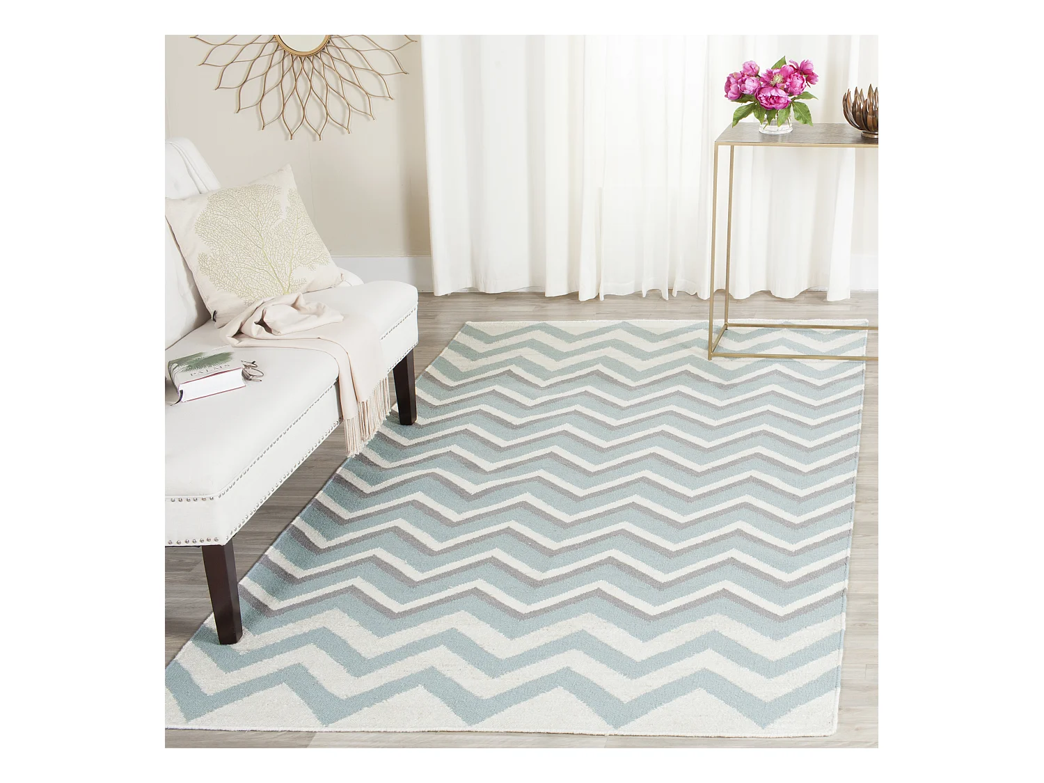 Tapis Bleu/Blanc 183 X 274 cm - Turner