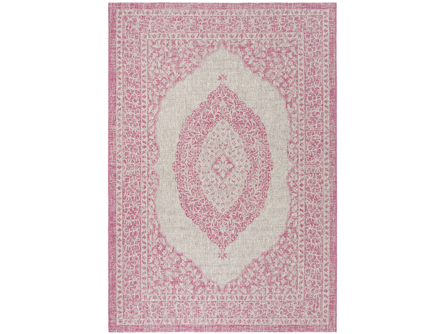 Tapis Gris/Rose 201 X 290 cm - Amira