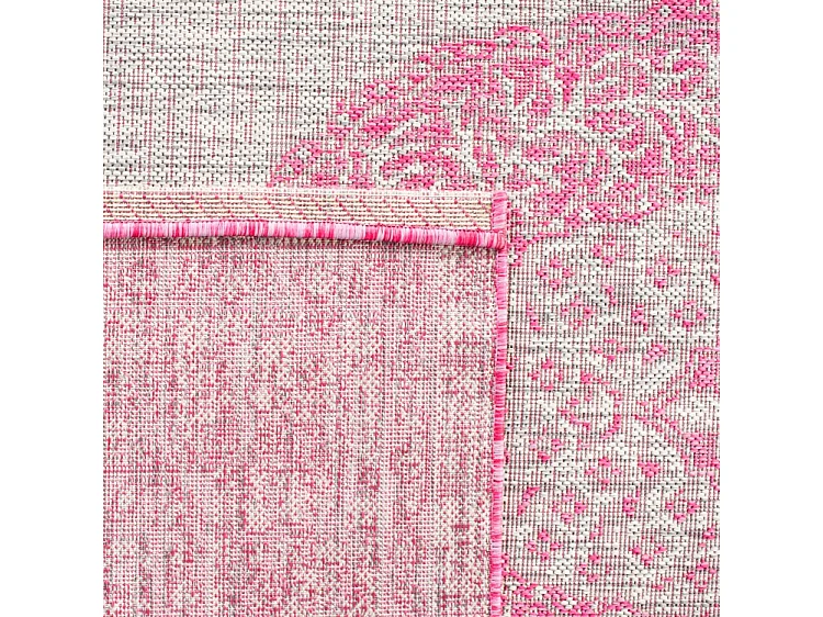 Tapis Gris/Rose 201 X 290 cm - Amira