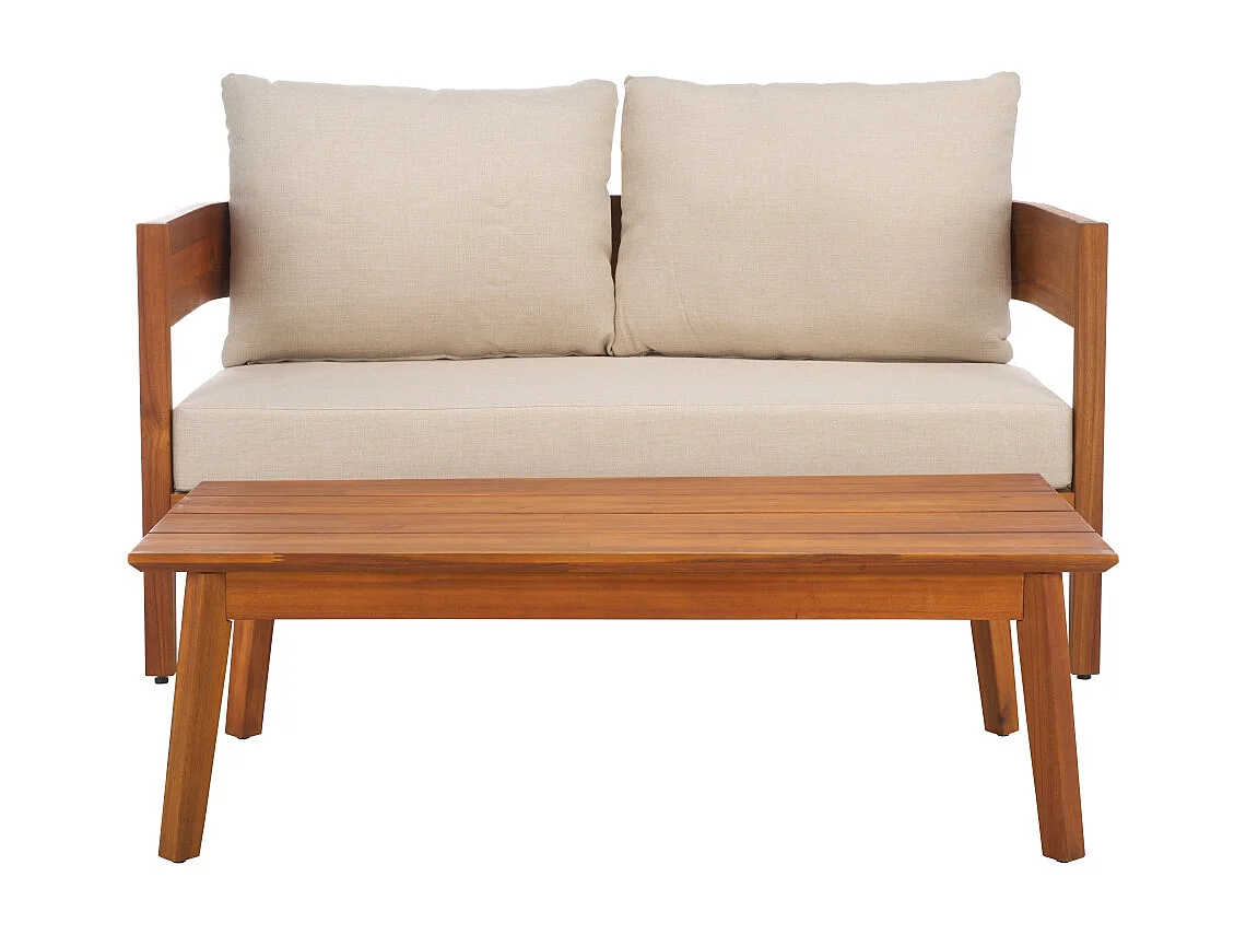 Ensemble d'extérieur Taupe 50 x 80 x 135 cm - Theo