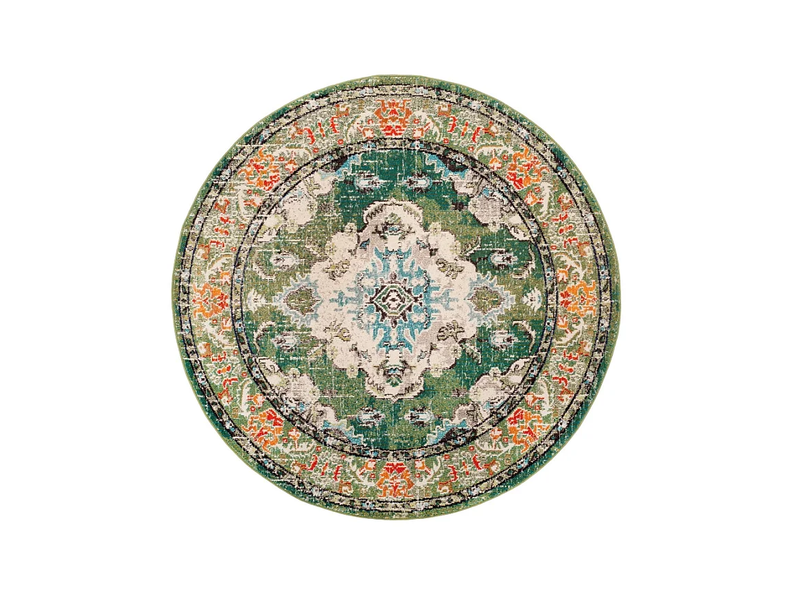 Tapis Vert/Bleu 235 x 235 cm - Milà