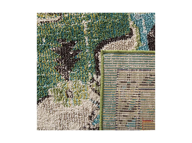 Tapis Vert/Bleu 235 x 235 cm - Milà