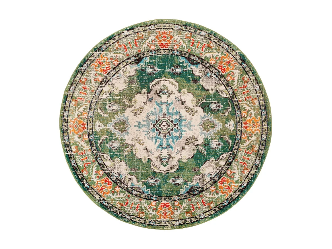 Tapis Vert/Bleu 235 x 235 cm - Milà