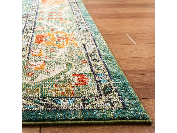 Tapis Vert/Bleu 235 x 235 cm - Milà