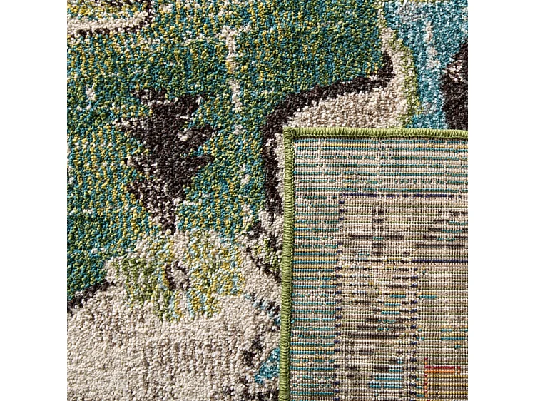 Tapis Vert/Bleu 235 x 235 cm - Milà