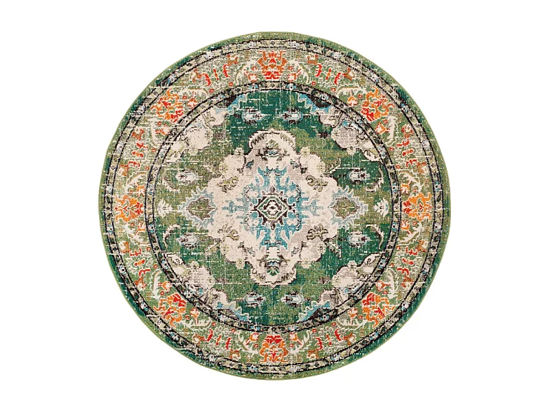 Tapis Vert/Bleu 235 x 235 cm - Milà