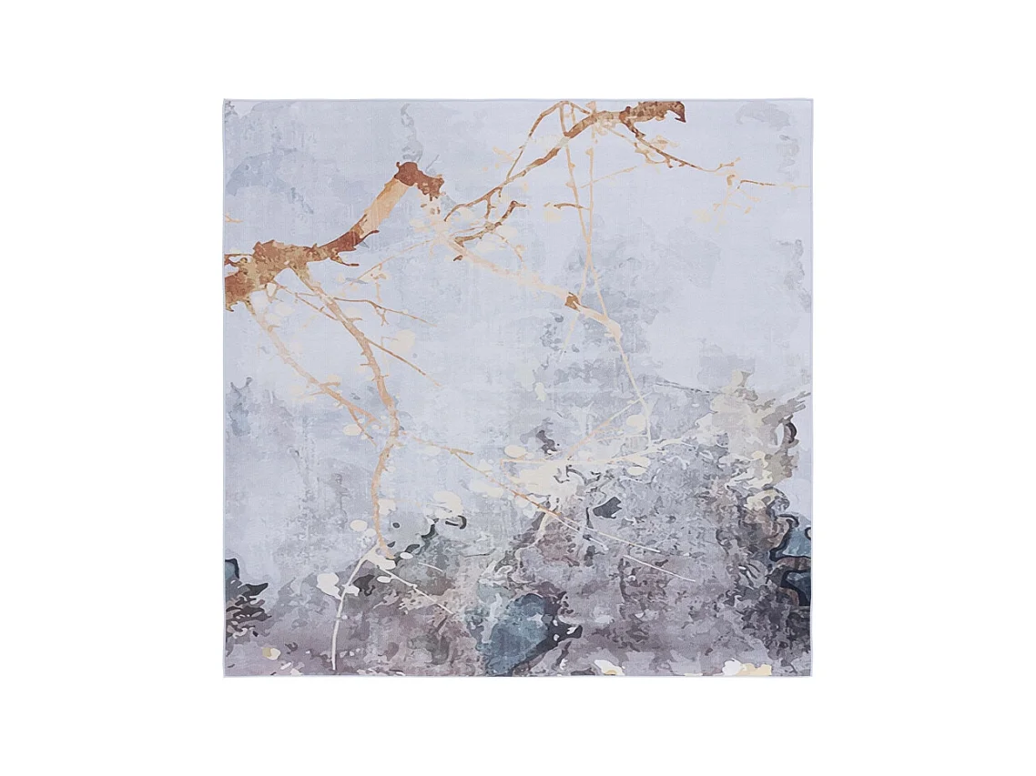 Tapis Gris/Beige 183 X 183 cm - Fianna