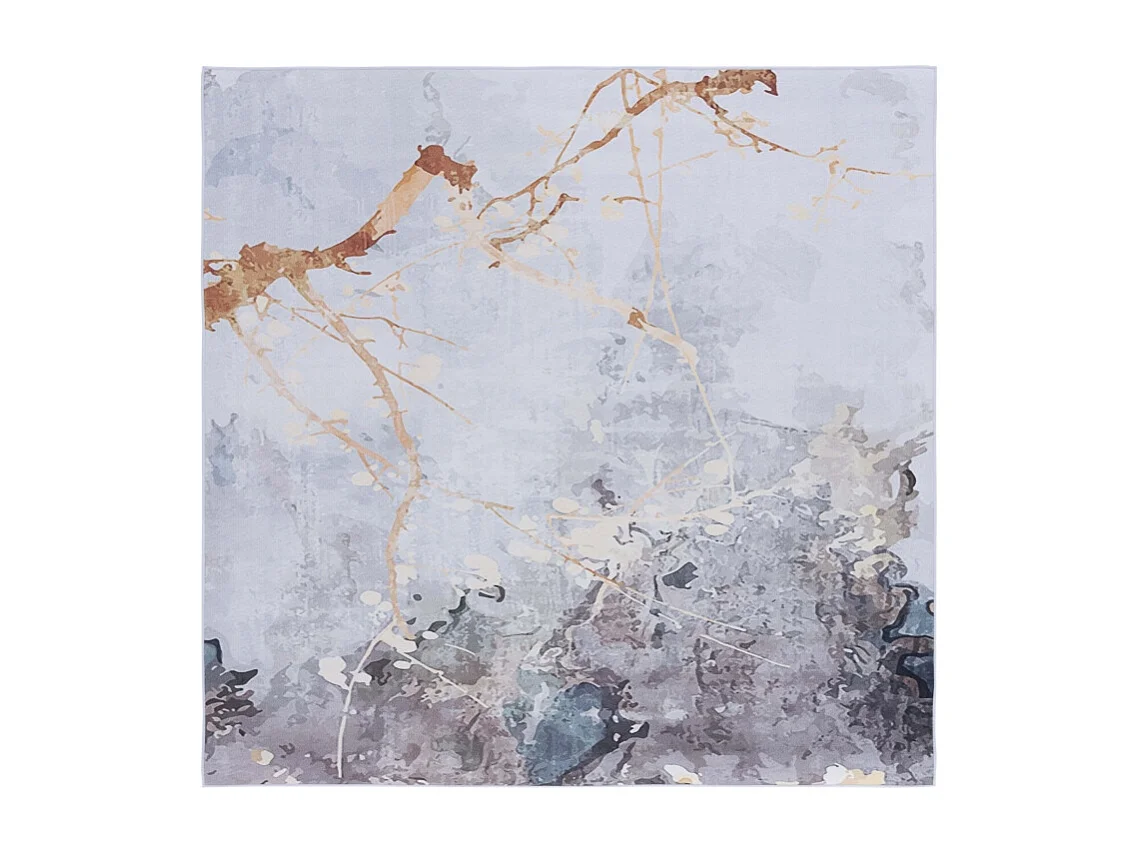 Tapis Gris/Beige 183 X 183 cm - Fianna