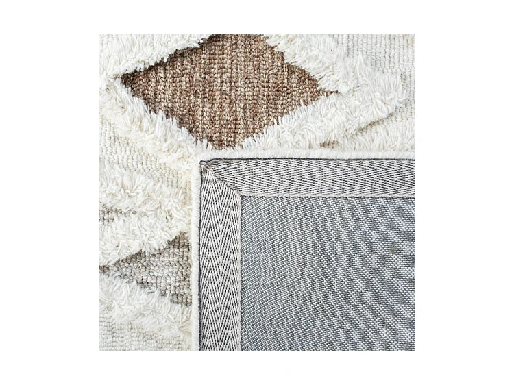 Tapis Ivoire/Marron 122 X 183 cm - Cyra