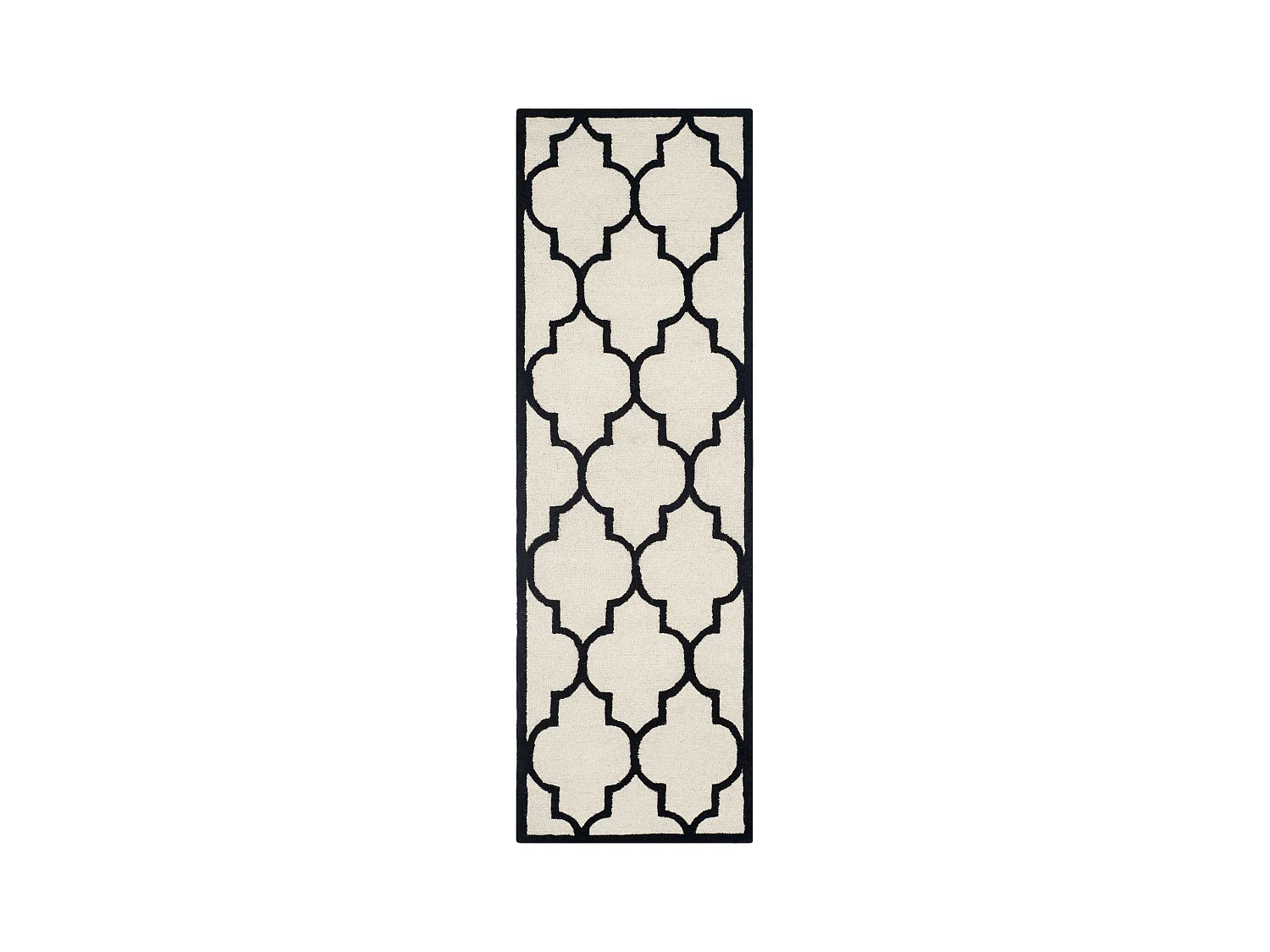 Tapis Neutre/Noir 76 X 244 cm - Sky