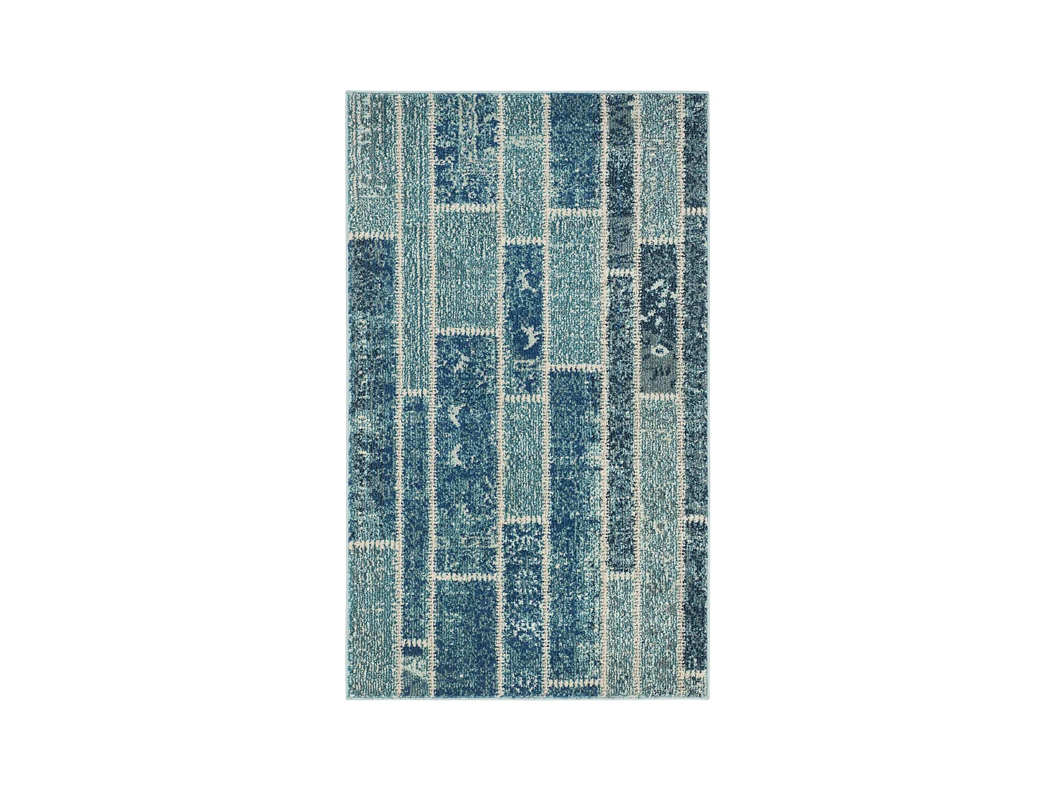 Tapis Bleu/Multicolore 91 X 152 cm - Effi