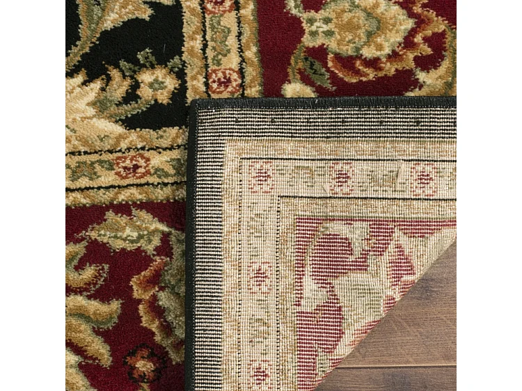 Tapis Noir/Beige 122 X 122 cm - Faeryn