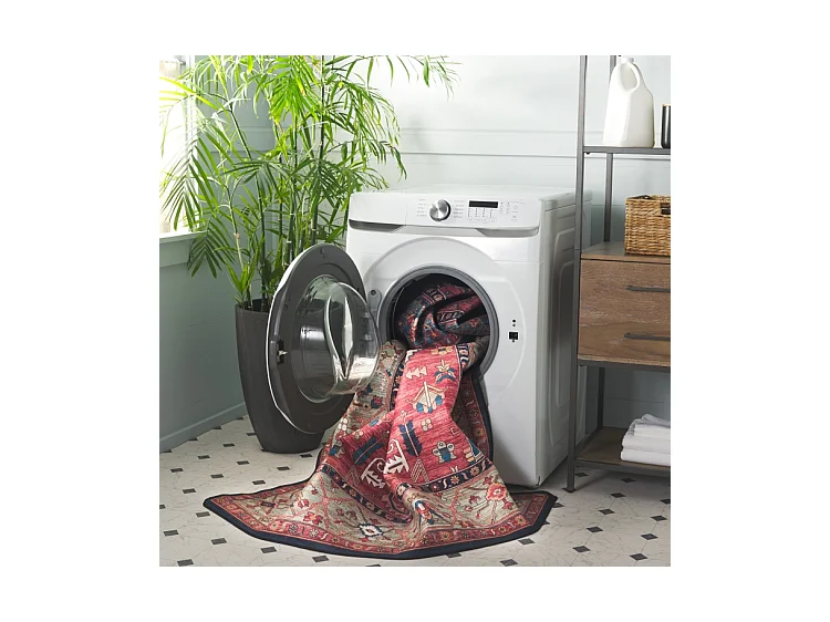 Tapis Rouille/Bleu 244 X 244 cm - Bishop