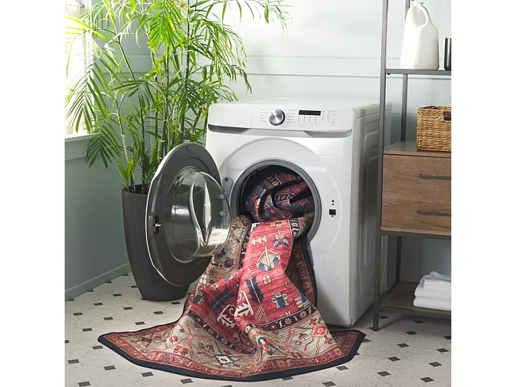 Tapis Rouille/Bleu 244 X 244 cm - Bishop