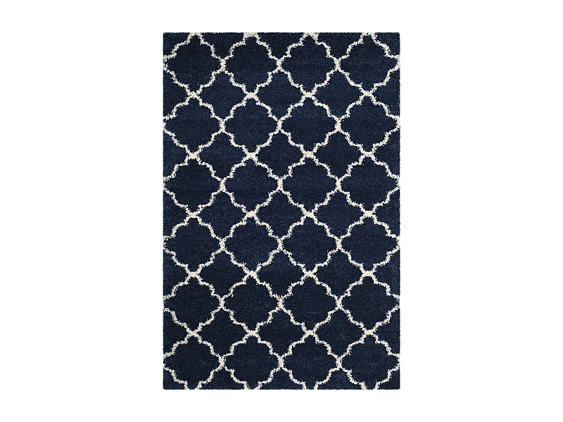 Tapis Bleu Marine/Neutre 155 X 229 cm - Coco