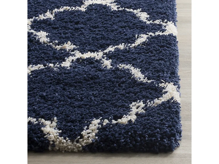 Tapis Bleu Marine/Neutre 155 X 229 cm - Coco